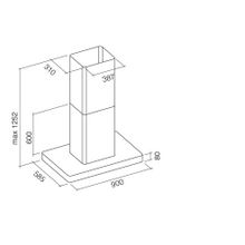 FALMEC STILO NRS ISOLA 90 WHITE