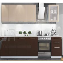 Кухня Олива угловая с пеналом 2800х2200мм (модульная)