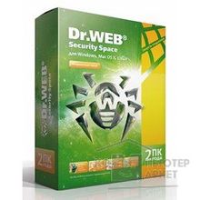 Dr. Web BHW-B-24M-2A3 Dr.Web Security Space на 2 года, на 2 ПК