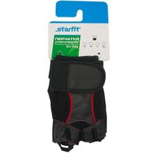 Перчатки атлетические STARFIT SU-120 чёрные р.S