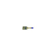 Кисть флейцевая натуральная светлая щетина, некрашеная ручка, art. 641, 2,5" (63 мм)