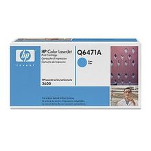 Картридж HP Q6471A (№502A) CYAN для HP COLOR LJ 3600