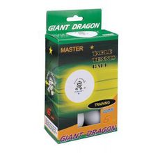 Производитель не указан Мячи белые Master * 6 шт в упаковке Giant Dragon 33031