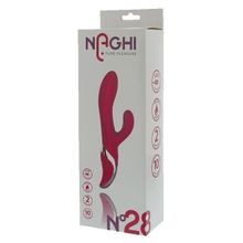 Розовый вибромассажер NAGHI NO.28 - 23 см. (116632)