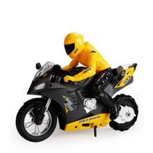 Радиоуправляемый мотоцикл (дрифт, GYRO, 1:6) 2.4G - HC-801-YELLOW