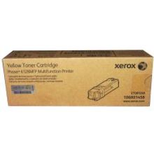 XEROX 106R01458 тонер-картридж  Phaser 6128MFP  (жёлтый, 2500 стр)