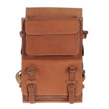 Rels Походный кожаный рюкзак Legion рыжий