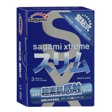 Розовые презервативы Sagami Xtreme Feel Fit 3D 3шт