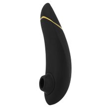 Womanizer Чёрный бесконтактный клиторальный стимулятор Womanizer Premium