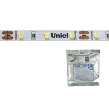 Uniel Светодиодная лента Uniel 60LED m 6W m 2835SMD холодный белый 5M ULS-2835-60LED m-8mm-IP20-DC24V-6W m-5M-DW UL-00002969 ID - 261751