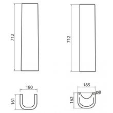 Чаша раковины BelBagno SABRINA  BB122L