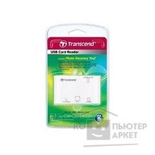 Transcend USB 2.0 Multi-Card Reader P8 All in 1  TS-RDP8W White