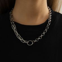 Колье-цепь под серебро (арт. 83391-2)