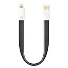 Apple USB-кабель для подключения Apple iPhone 5 к компьютеру - Deppa - плоский с магнитом - Black