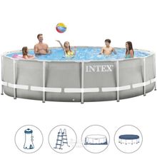 Бассейн каркасный Intex Prism Frame с фильтр-насосом 457*122 см 26726 Артикул 713305