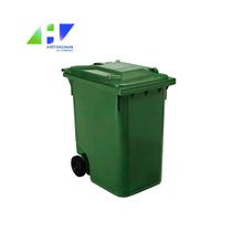 Контейнер для мусора 240л. пластиковый на обрезиненных колесах