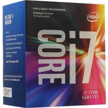 Процессор  CPU Intel Core i7-7700  BOX  3.6 GHz 4core SVGA HD Graphics 630 8Mb  LGA1151