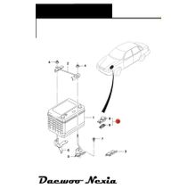 Клемма аккумулятора (минус) GM (Nexia, Espero, Lanos)