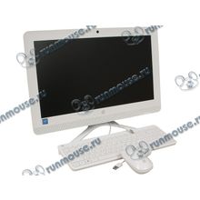 Моноблок HP "20-c038ur" 1EE38EA (Celeron J3060-1.60ГГц, 4ГБ, 500ГБ, HDG, DVD±RW, LAN, WiFi, BT, WebCam, 19.5" 1600x900, W10 H) + клавиатура + мышь [139752]