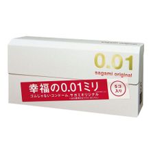 Супер тонкие презервативы Sagami Original 0.01 - 5 шт. (77469)