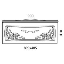 Edelform Тумба с раковиной Vittoria 90 белый