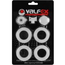 ВАЛФЕКС набор присоединительный 3 4 без кронштейнов     VALFEX комплект для монтажа радиаторов 3 4 без кронштейнов