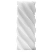Белый 3D мастурбатор SPIRAL (54302)