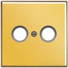 Jung Накладка TV-FM розетки Jung LS 990 золото LS990TVGGO ID - 75520