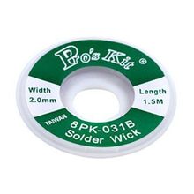 Плетенка для снятия припоя ProsKit 8PK-031B (2.0мм х 1.5м)