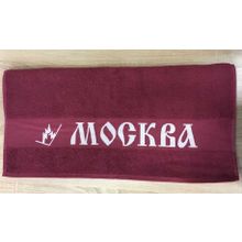Полотенце банное с надписью Москва