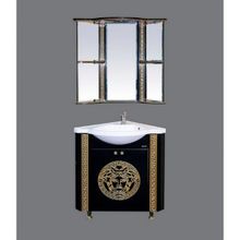 Misty Зеркальный шкаф Olimpia Lux 60 угловой R черная патина