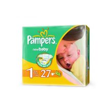 Детские подгузники Pampers New Baby Newborn №1 2-5 кг 27 шт. в упак.