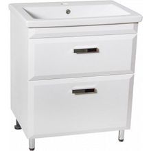 Мебель для ванной Style Line Лотос 70 Люкс Plus напольная, белая