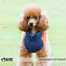 Куртка-жилетка для собак IS PET синяя с оранжевым CT-0038 B Or