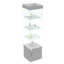 Витрина "Универсал" №52 стеклянная малая Серый