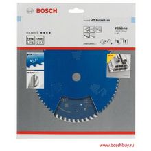 Bosch Пильный диск Expert for Aluminium 165x20x2.6 1.6x52T по алюминию (2608644095 , 2.608.644.095)