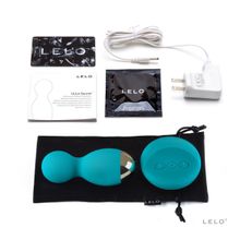 Lelo Вагинальные шарики Hula Beads Ocean Blue с ДУ (бирюзовый)