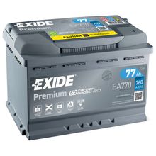 Аккумулятор автомобильный Exide Premium EA 770 6СТ-77 обр. 278x175x190