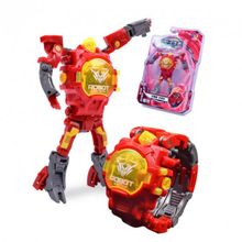 Часы-игрушка трансформер Robot Watch, красный