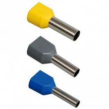 Наконечник-гильза Е1012 1мм2 с изолированным фланцем (темно-красный) (100 шт) | код. UGN10-001-03-12 |  IEK