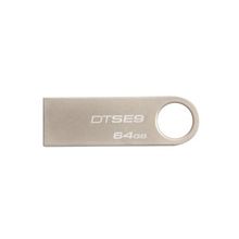 Kingston 64GB USB2.0 Накопитель Kingston DTSE9 металлический