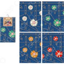 Мультидом «Джинс-цветы» МТ71-105. В ассортименте