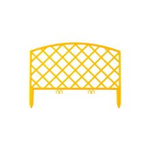 Забор декоративный желтый Grinda "Плетень" 422207-Y (24x320см)