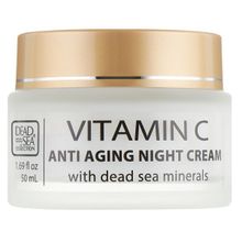 Ночной крем для лица с Витамином С и минералами Мертвого моря DSC Vitamin C Night Cream 50мл