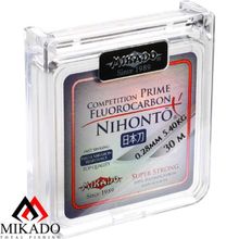 Леска мононить Mikado NIHONTO FLUOROCARBON PRIME 0,14 (30 м) - 1.45 кг. уп.=1 шт., шт