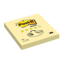 Блок стикеров Post-it® Classic, канареечно-желтый цвет, 76 х 76 мм, 100 листов