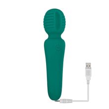 Adam & Eve Зеленый мини-wand Eve s Petite Private Pleasure Wand - 14,8 см. (зеленый)