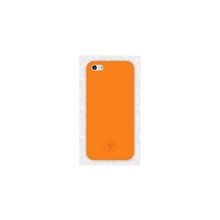 Red Angel ultra thin  для iphone 5 прозрачно-оранжевый