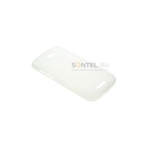 Силиконовый чехол для HTC One S белый в тех.уп.
