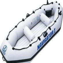 Лодка надувная 3-местная Navigator I до 300 кг 302*125*35 см (весло-2 шт,насос)
